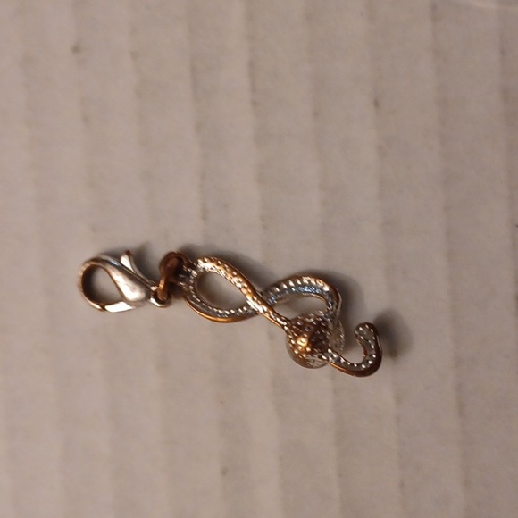 $4 Add-on Bejeweled Treble Clef Charm - Picture 2 of 3